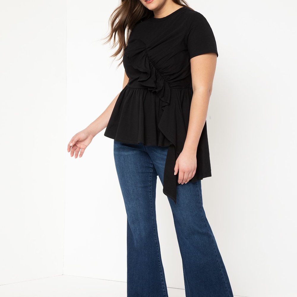 Eloquii Drama Peplum Top